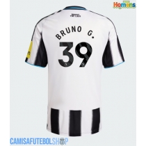 Camisa de time de futebol Newcastle United Bruno Guimaraes #39 Replicas 1º Equipamento 2025-26 Manga Curta